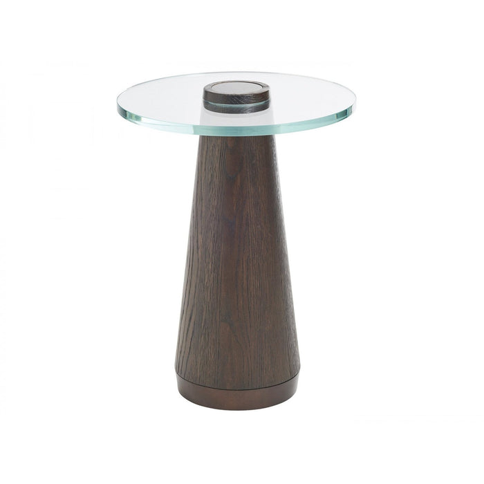 Barclay Butera Park City Apex Glass Top Accent Table