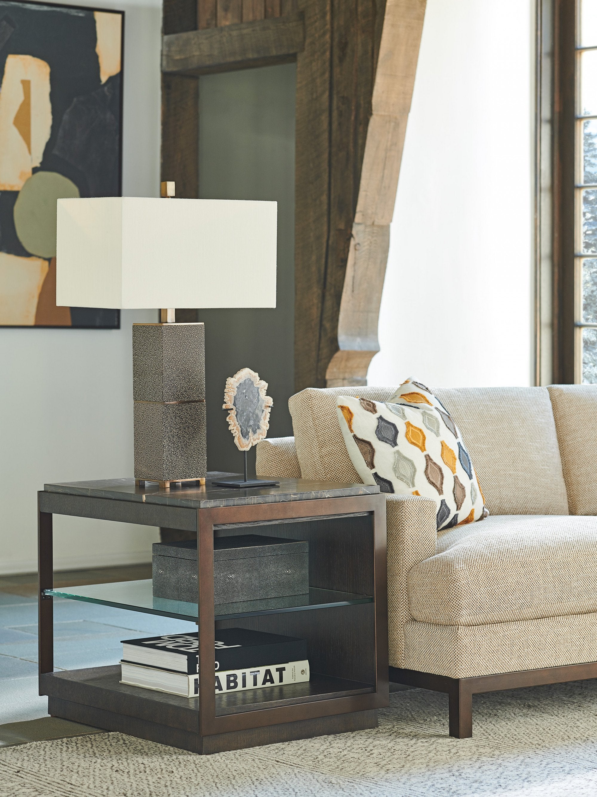 Barclay Butera Park City Summit Rectangular End Table