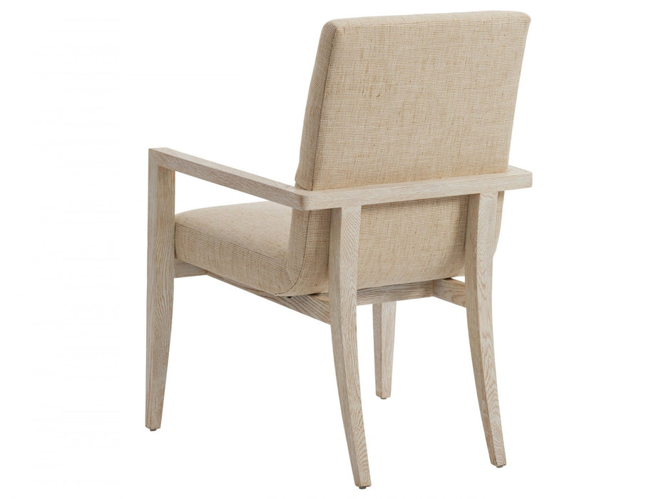 Barclay Butera Carmel Palmero Upholstered Arm Chair As Shown