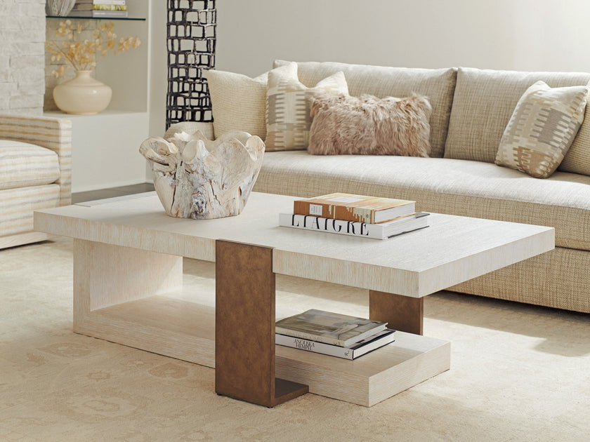 Barclay Butera Carmel Sunridge Rectangular Cocktail Table