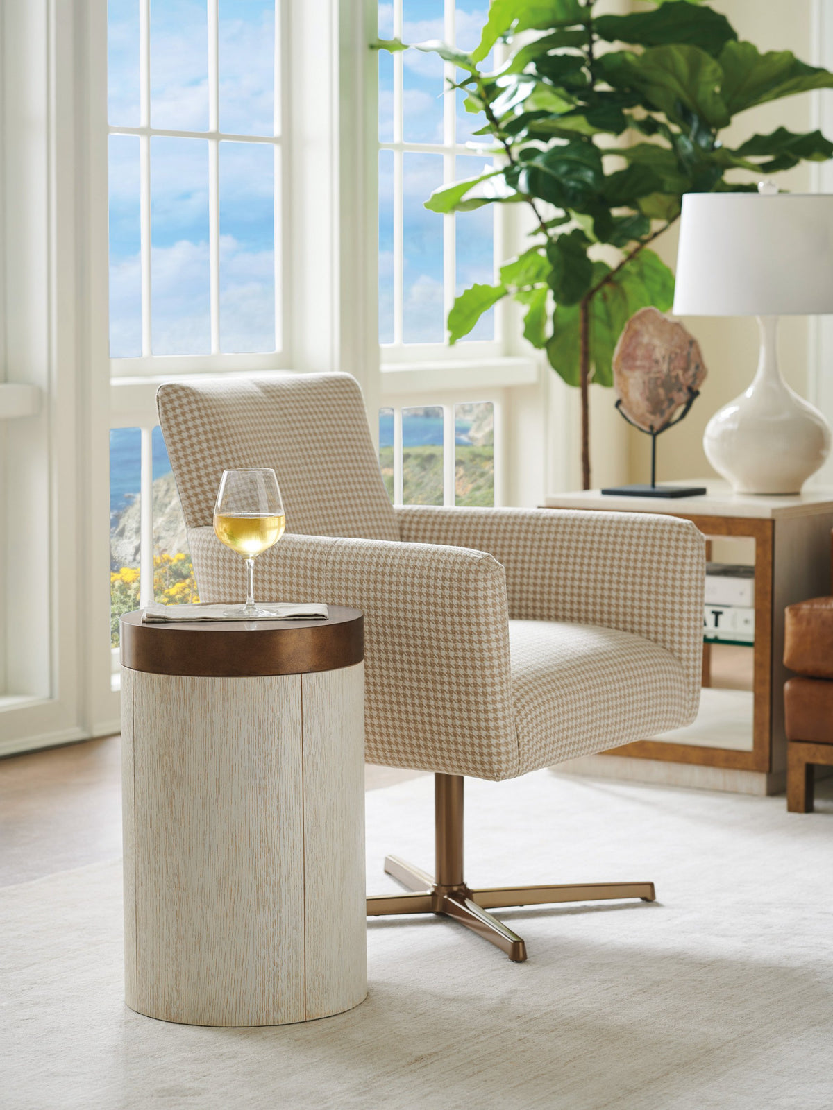 Barclay Butera Carmel Crest Round End Table