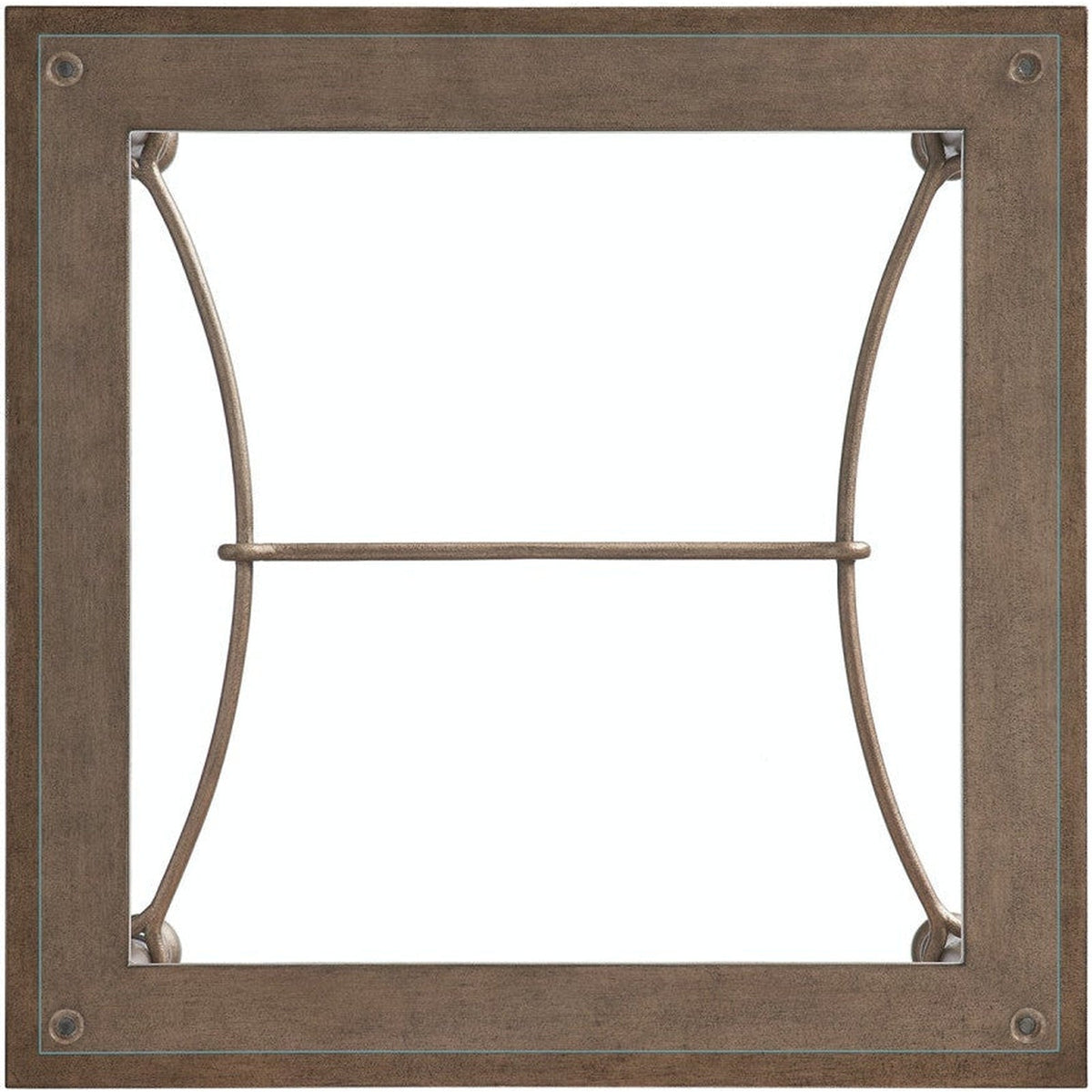 Barclay Butera Laguna Bluff Metal And Glass End Table