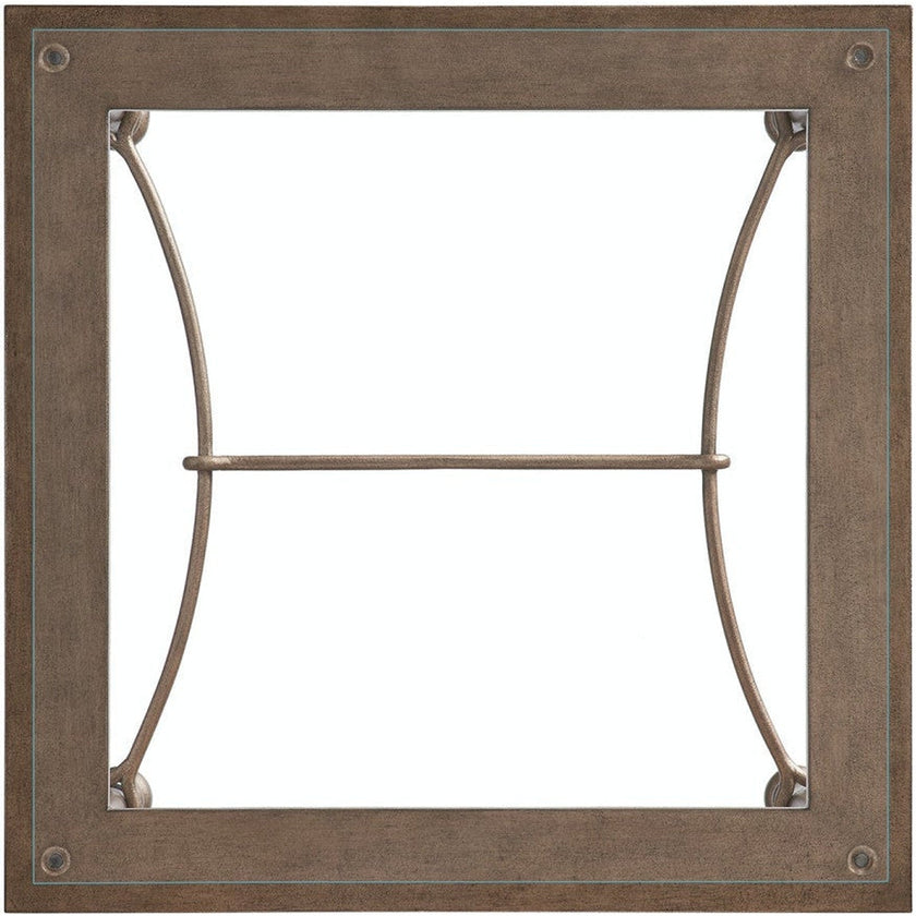 Barclay Butera Laguna Bluff Metal And Glass End Table