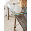 Barclay Butera Laguna Bluff Metal And Glass End Table