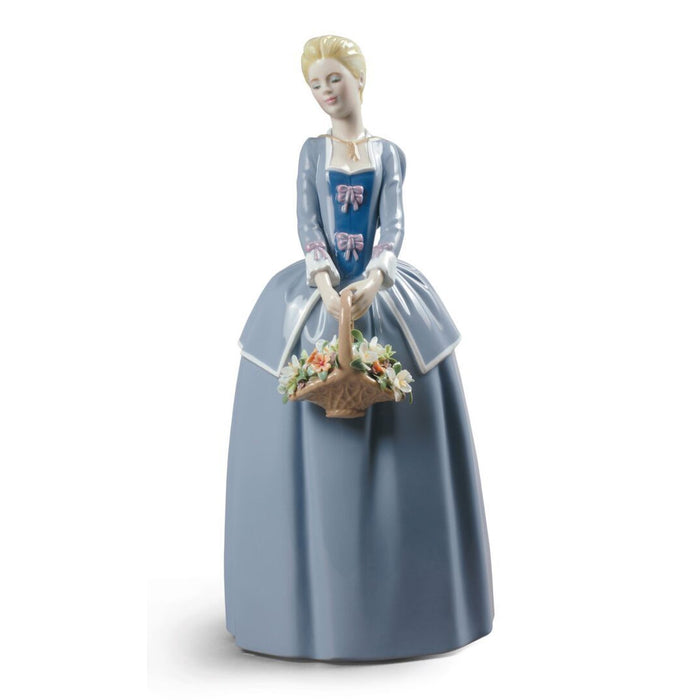 Lladro Garden Blossoms Woman Figurine