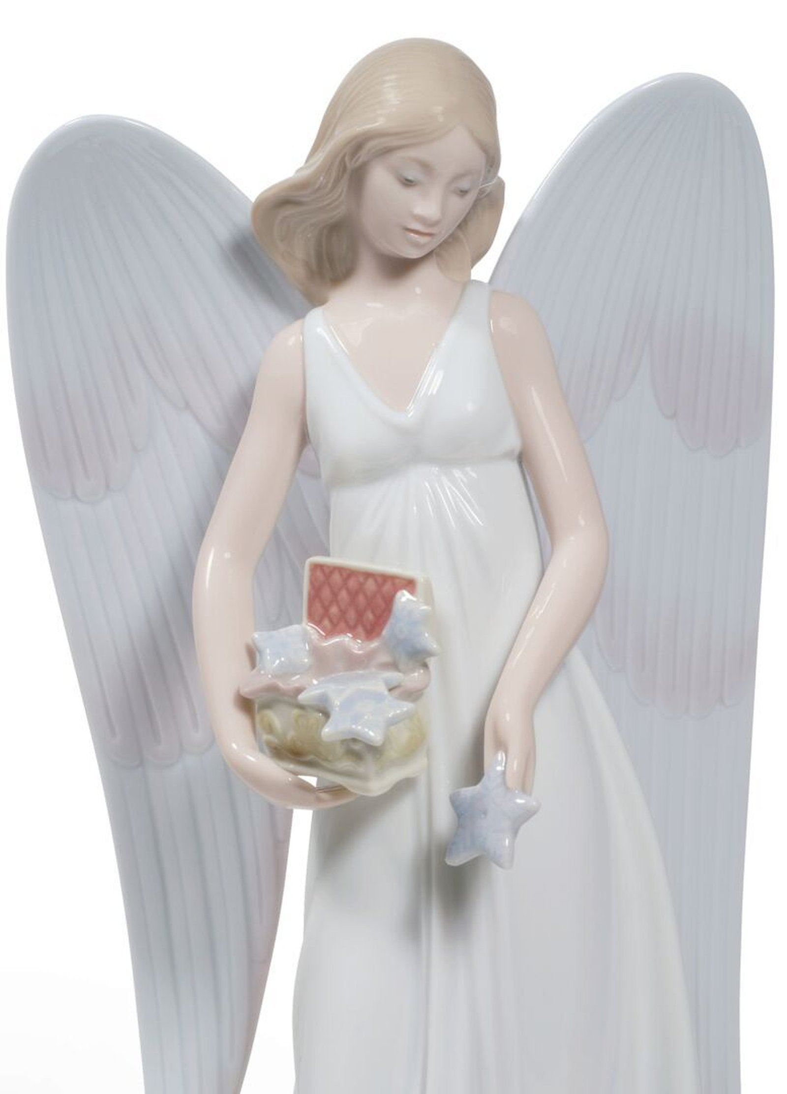 Lladro Angelic Stars Tree Topper Christmas Ornament