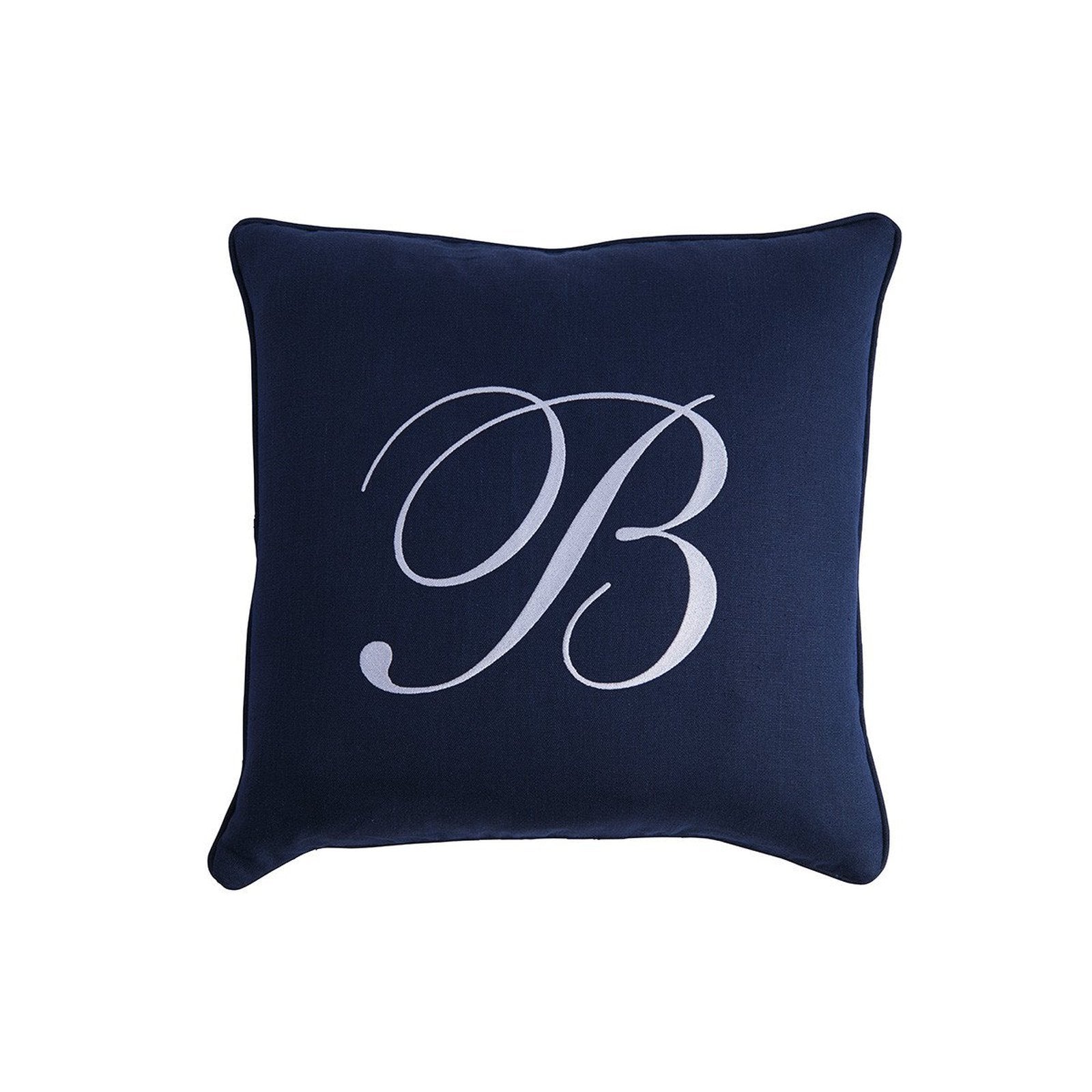 Barclay Butera Upholstery Monogram Signature Pillow