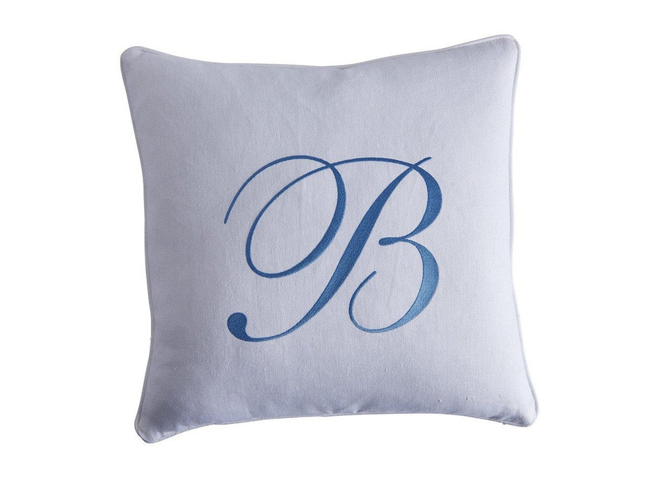 Barclay Butera Upholstery Monogram Signature Pillow