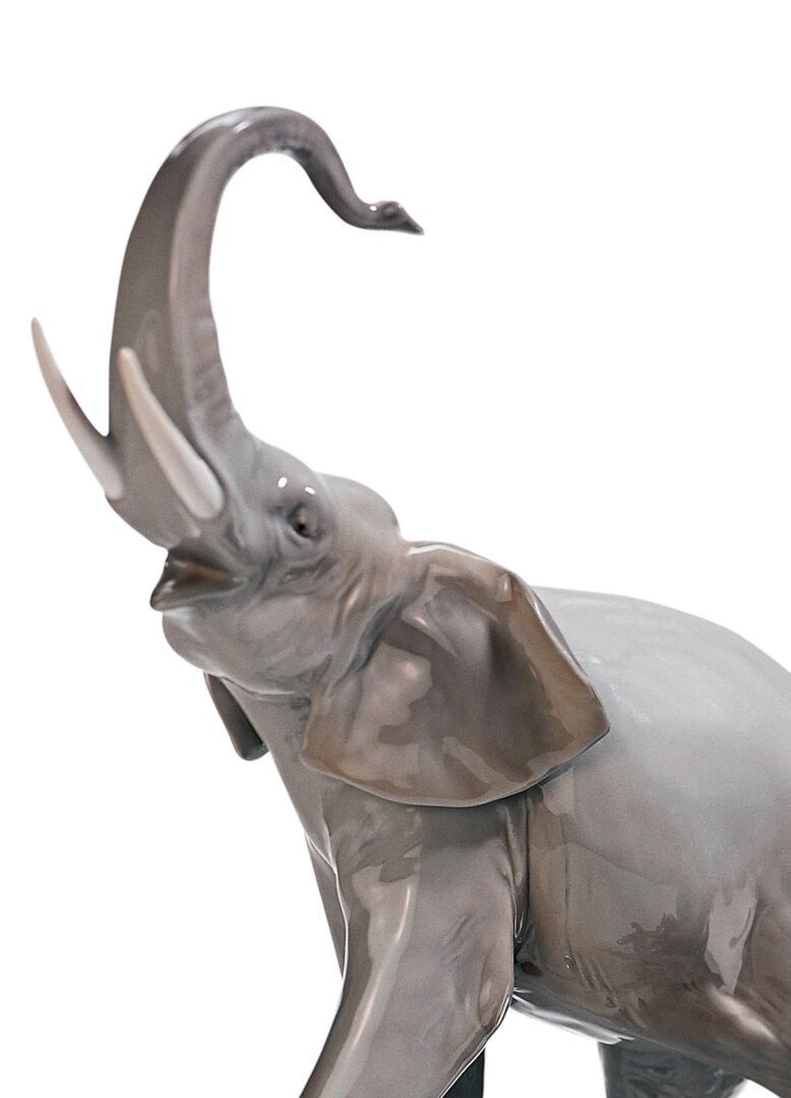 Lladro Elephants Walking Figurine