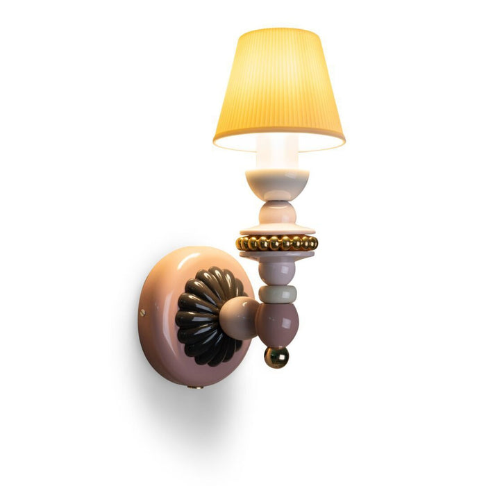 Lladro Firefly Wall Sconce Pink and Gold (US)