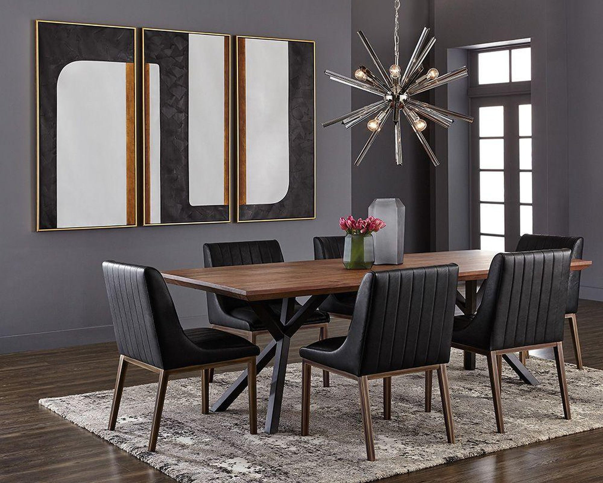 Sunpan The Path (Set Of 3) - Gold Floater Frame