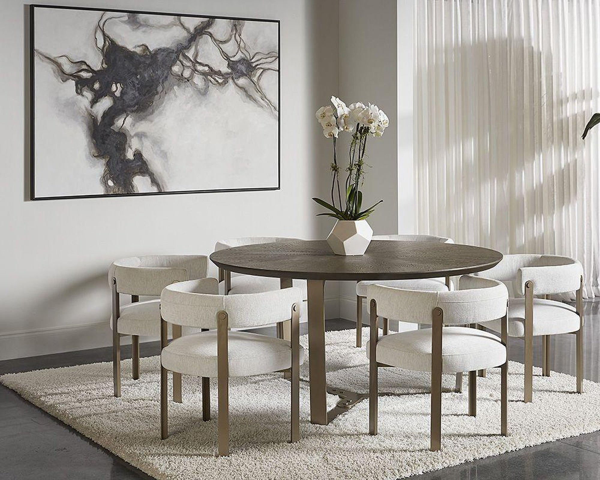 Sunpan Smoke Screen - Black Floater Frame