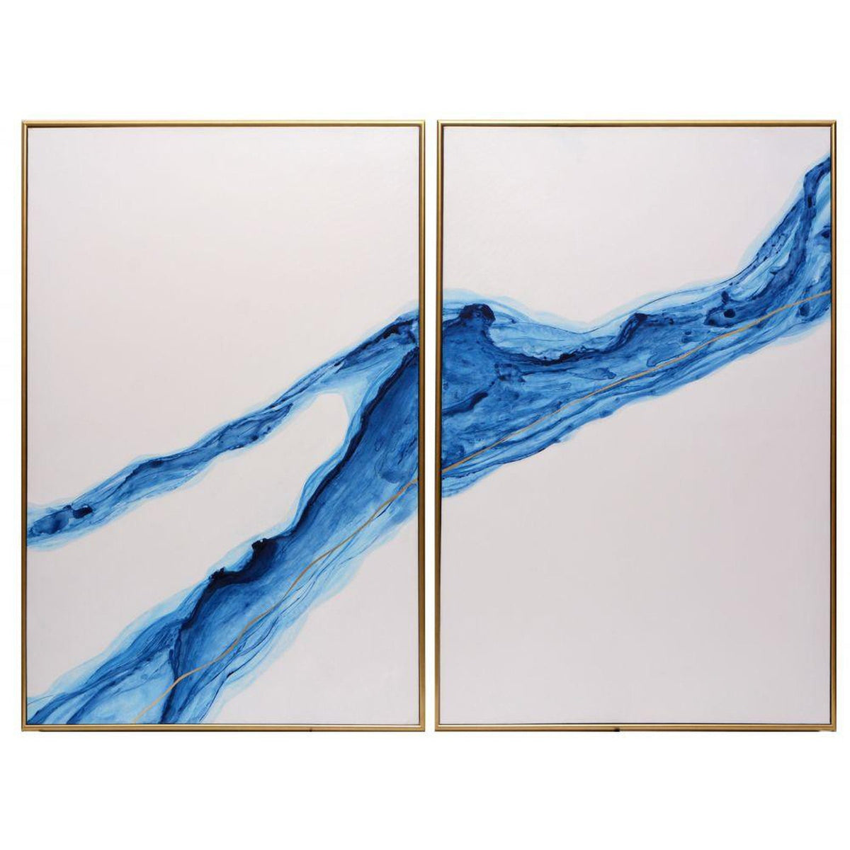 Sunpan Fluidity (Set of 2) - Gold Floater Frame Clearance
