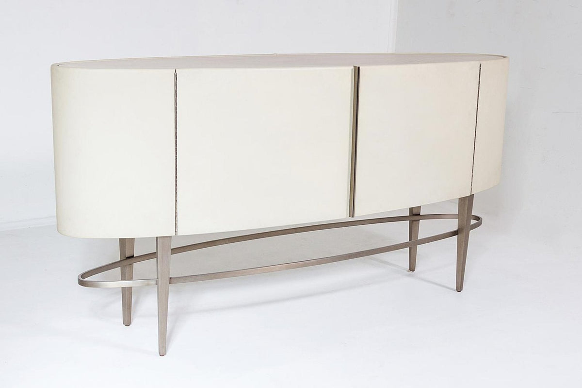 Global Views Ellipse Ebony Sideboard