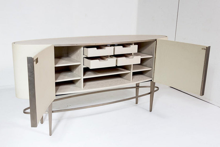 Global Views Ellipse Ebony Sideboard