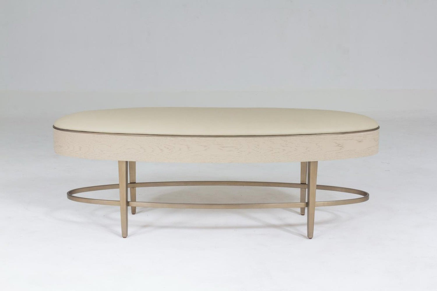 Global Views Ivory Ellipse Bench