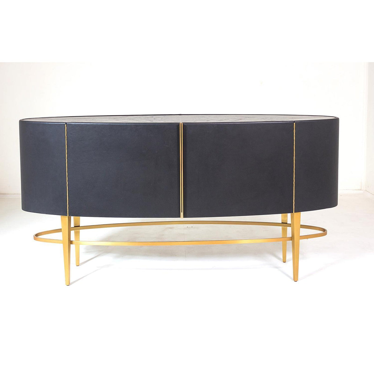 Global Views Ellipse Ebony Sideboard