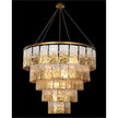 John Richard Twilight Twenty Four Light Slumped Glass Chandelier