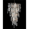 John Richard Shiro-Noda Twenty-One-Light Dramatic Glass Cluster Chandelier