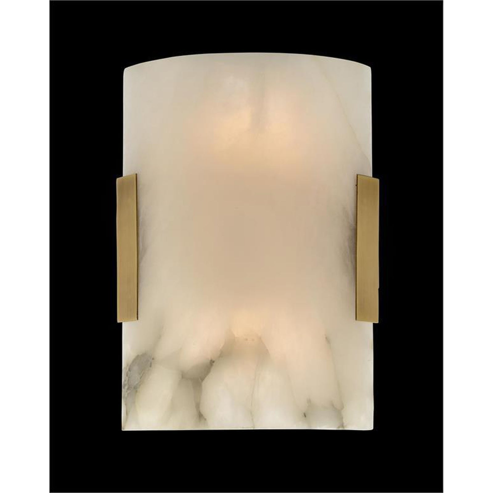 John Richard Curved Alabaster Wall Sconce