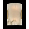 John Richard Curved Alabaster Wall Sconce