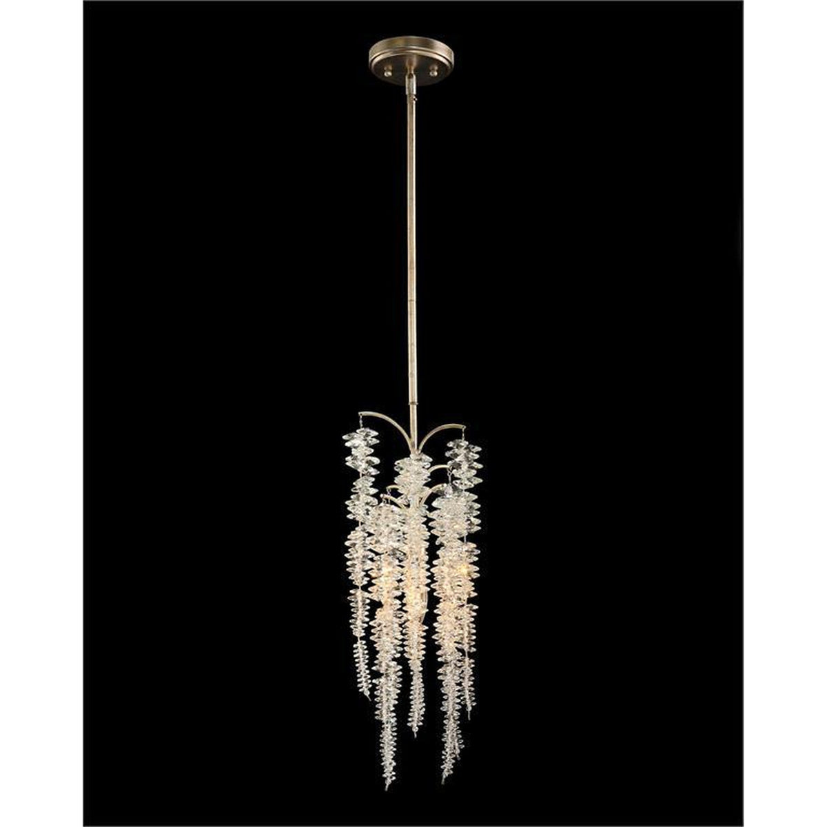 John Richard Cascading Crystal Droplight