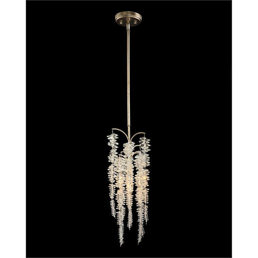 John Richard Cascading Crystal Droplight