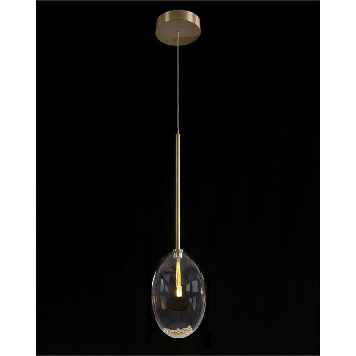 John Richard Echo: Glass Globe Single Droplight