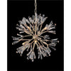John Richard Luna: Crystal Wand Branched Eight-Light Pendant Chandelier