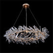 John Richard Kotta Twelve-Light Cut-Crystal Pendant Chandelier