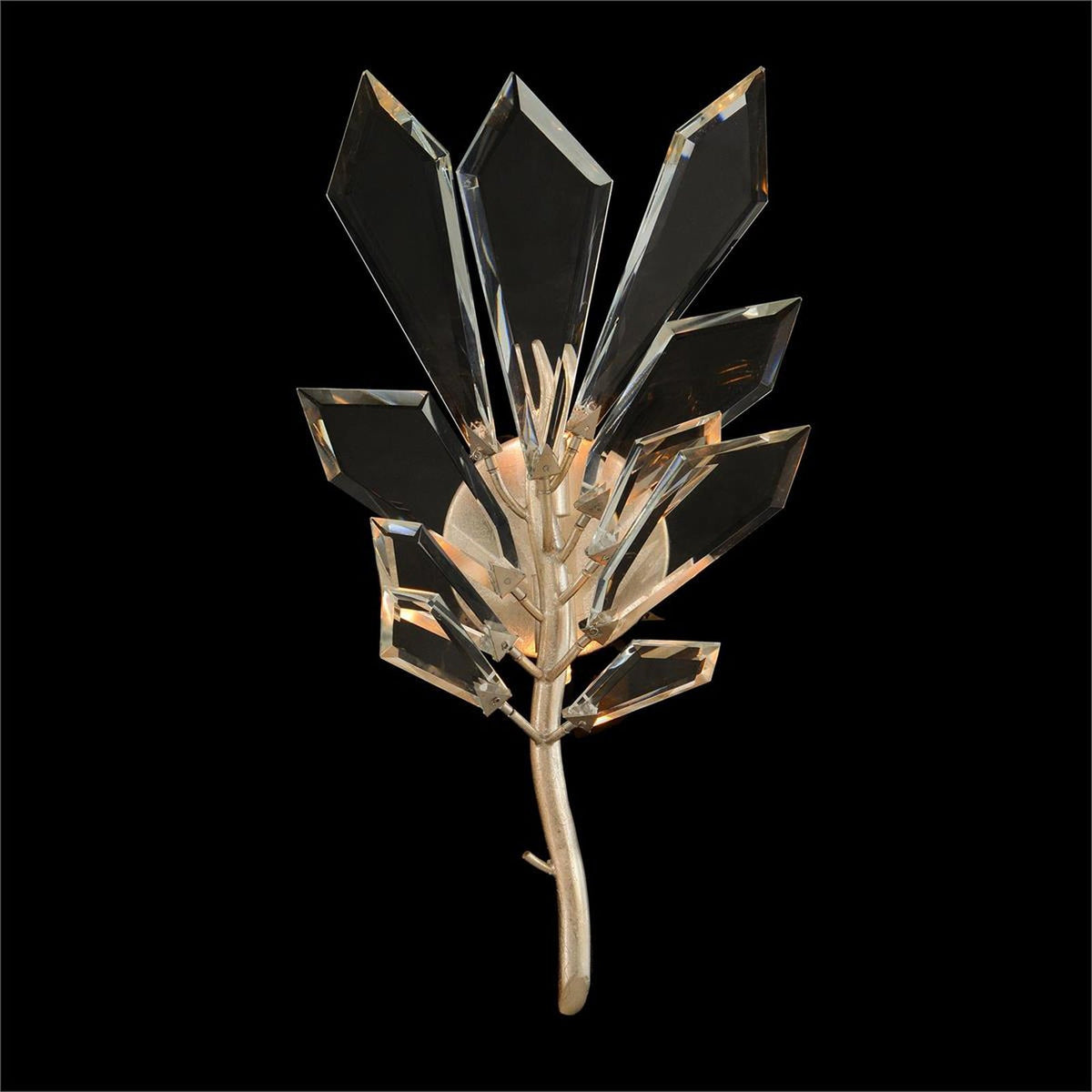 John Richard Kotta Single-Light Cut-Crystal Wall Sconce
