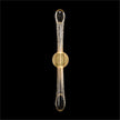 John Richard Rhapsody Fluted And Seeded Glass Wall Sconce