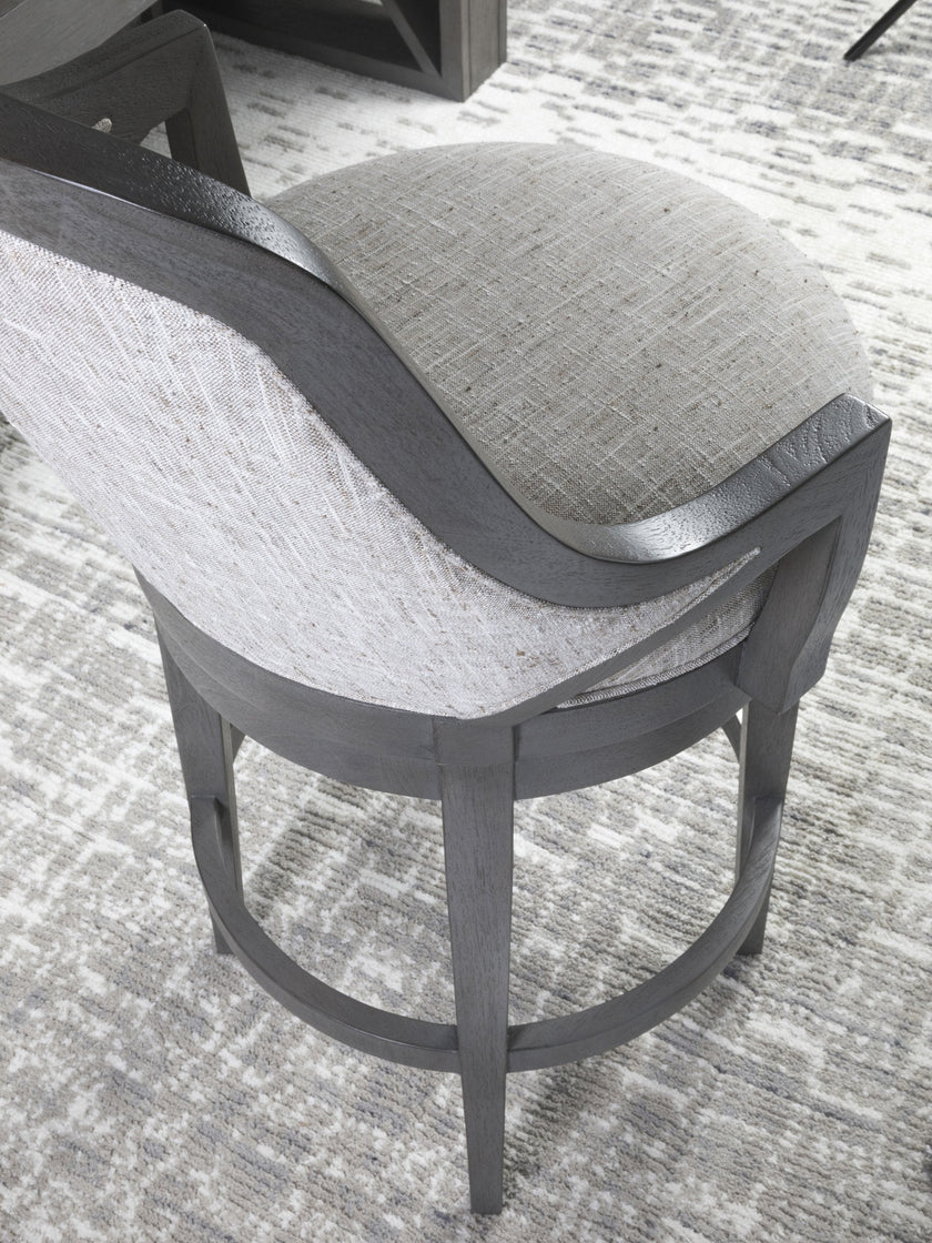Artistica Home Appellation Upholstered Swivel Bar Stool