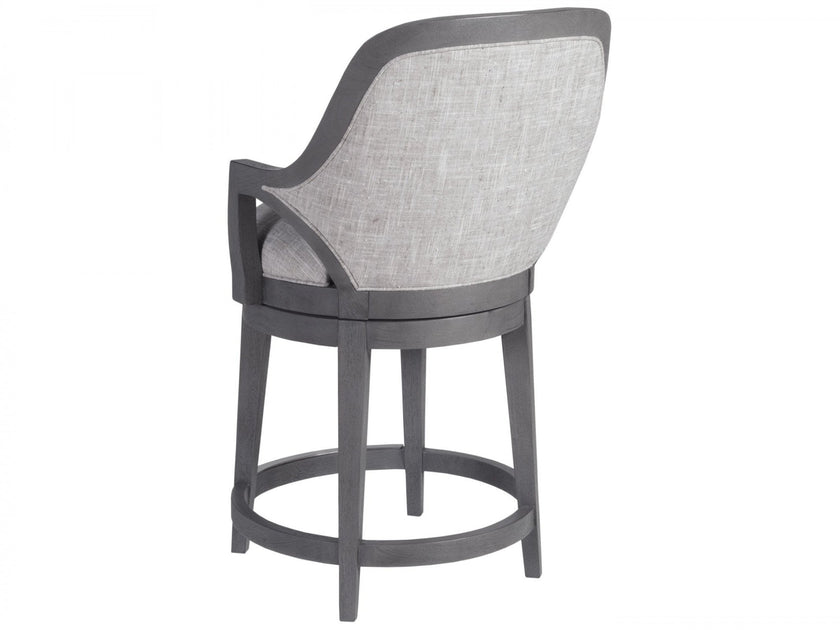 Artistica Home Appellation Upholstered Swivel Counter Stool