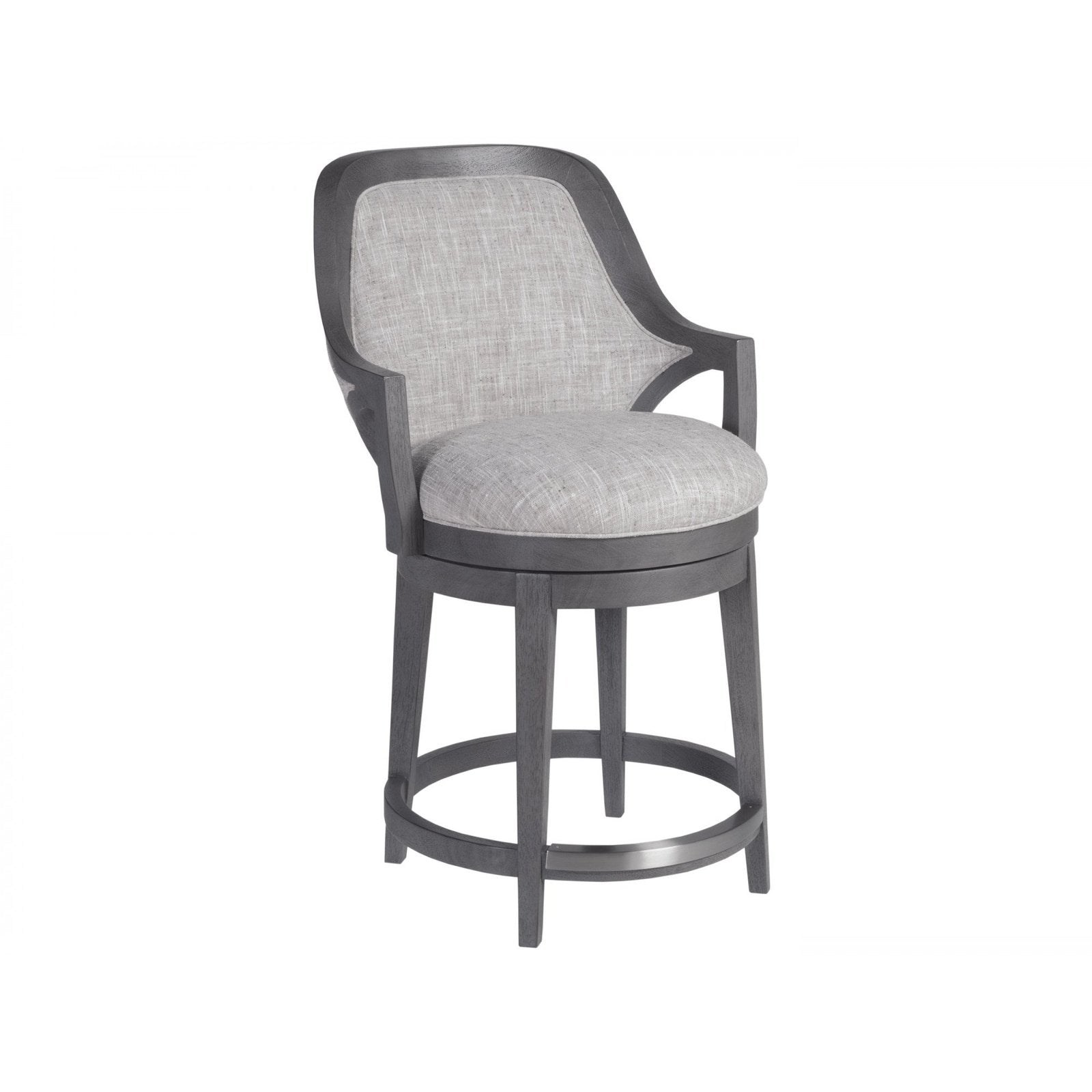 Artistica Home Appellation Upholstered Swivel Counter Stool