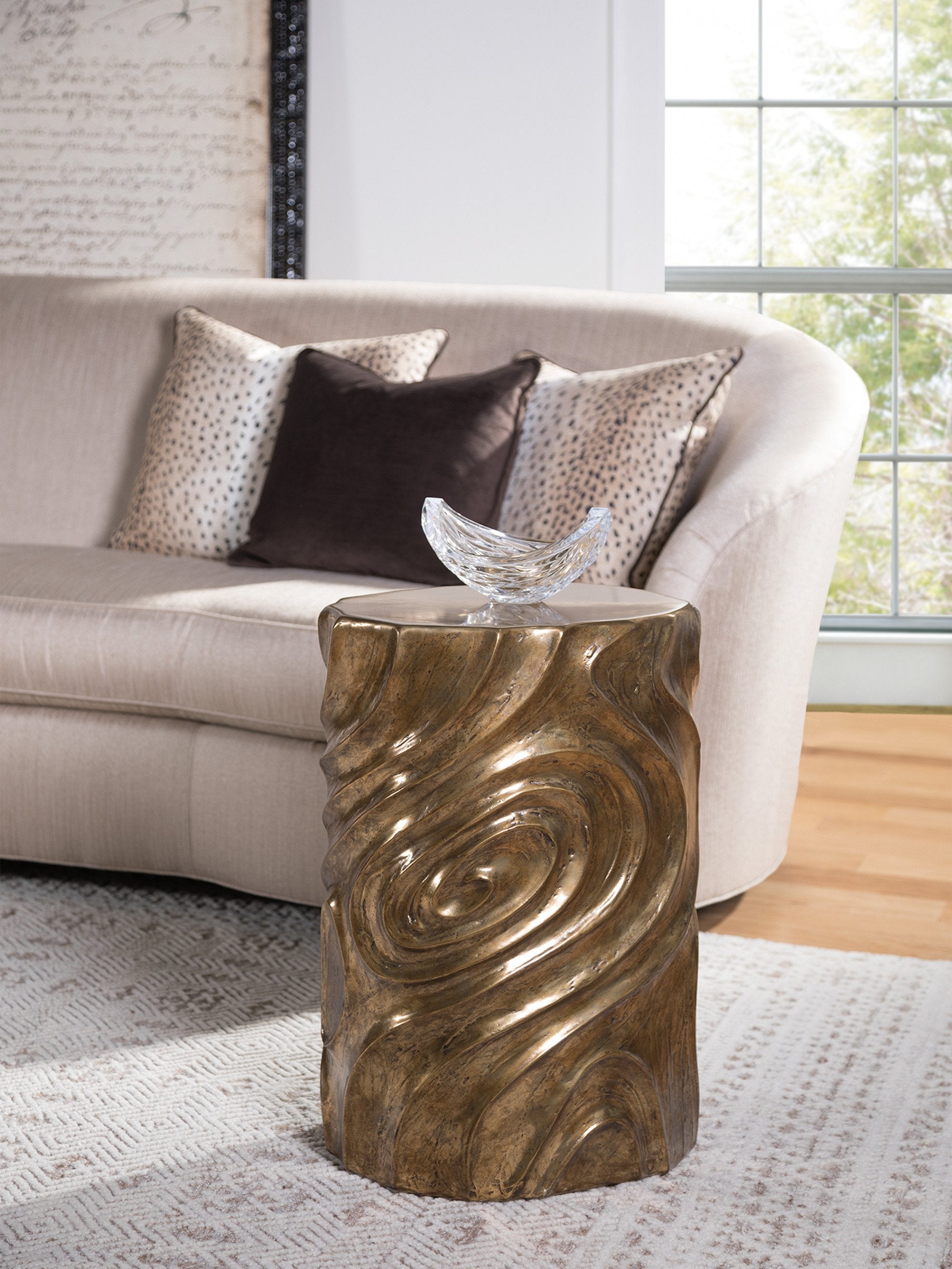 Artistica Home Catalan Oval Drum Table