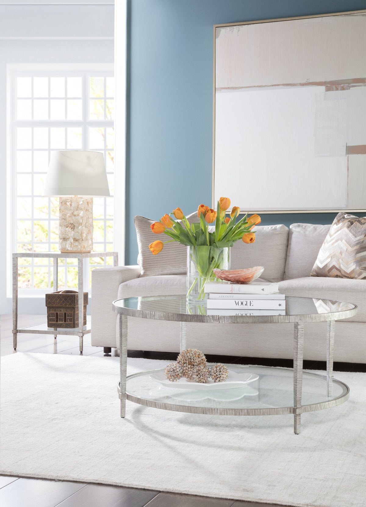Artistica Home Claret Rectangular End Table