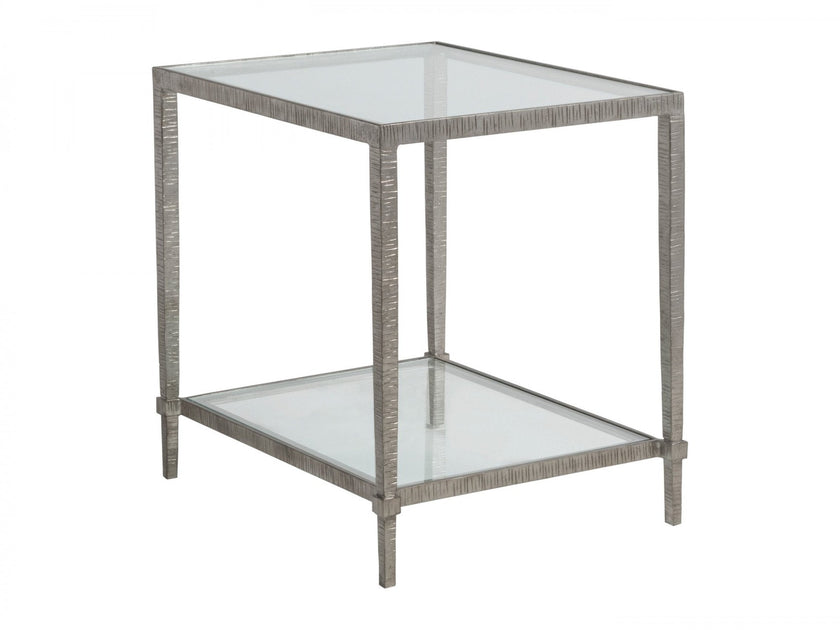 Artistica Home Claret Rectangular End Table