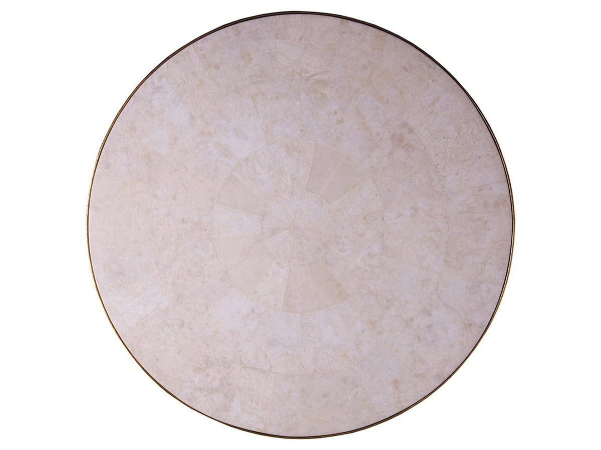 Artistica Home Crystal Stone Round Cocktail Table