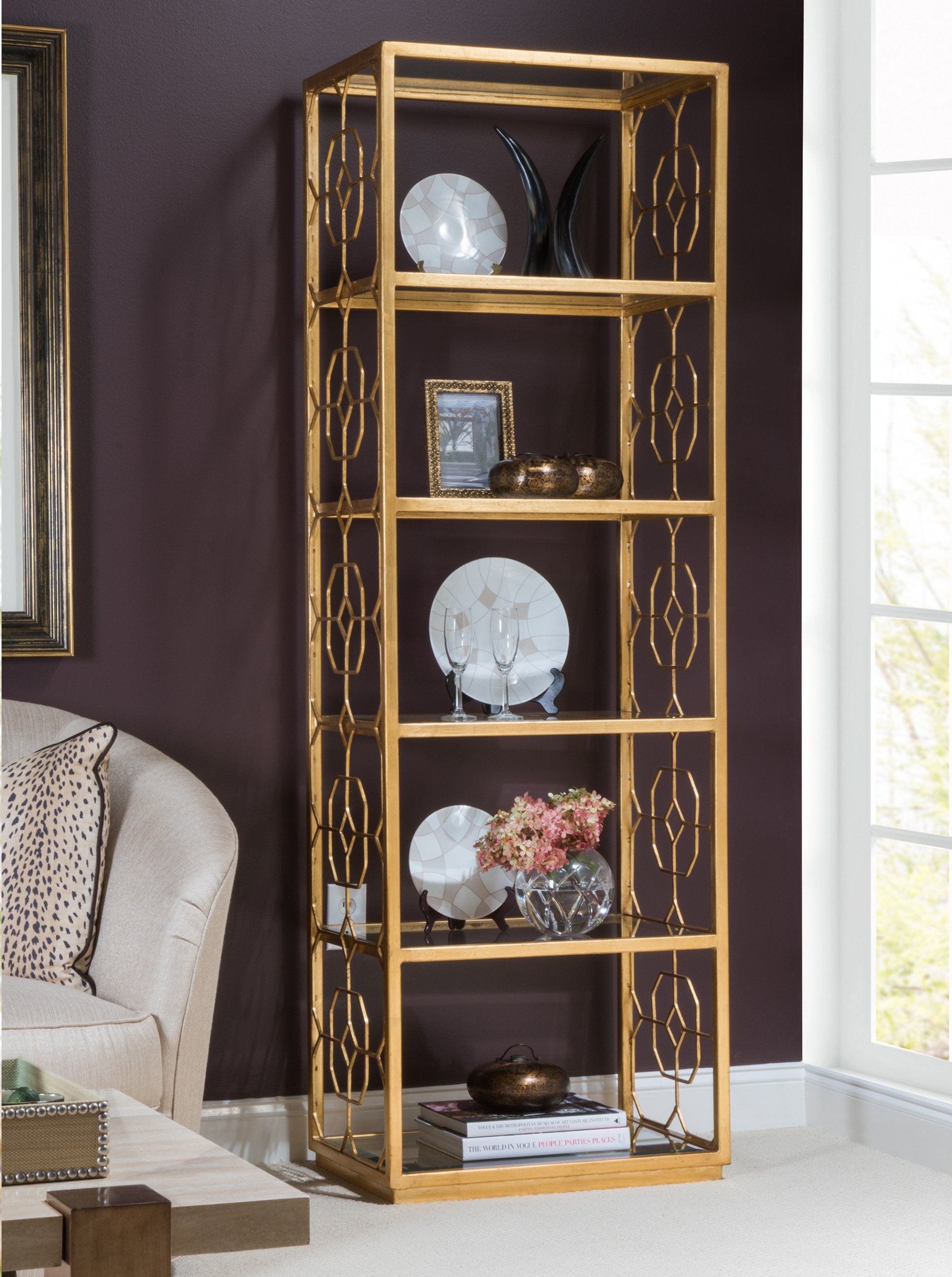Artistica Home Honeycomb Slim Etagere