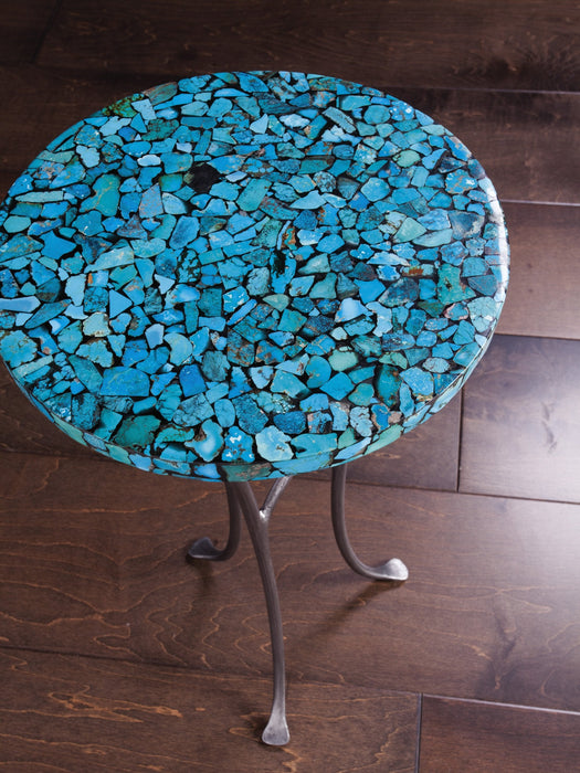 Artistica Home Isidora Turquoise Spot Table