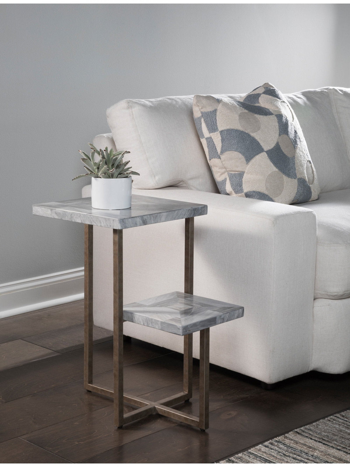 Artistica Home Salvo Rectangular Tier Spot Table