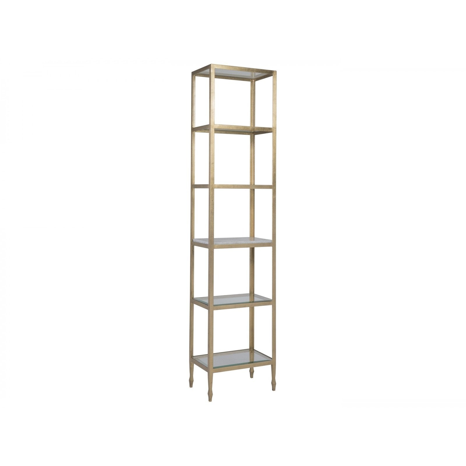 Artistica Home Sashay Gold Slim Etagere