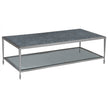 Artistica Home Sashay Silver Rectangular Cocktail Table