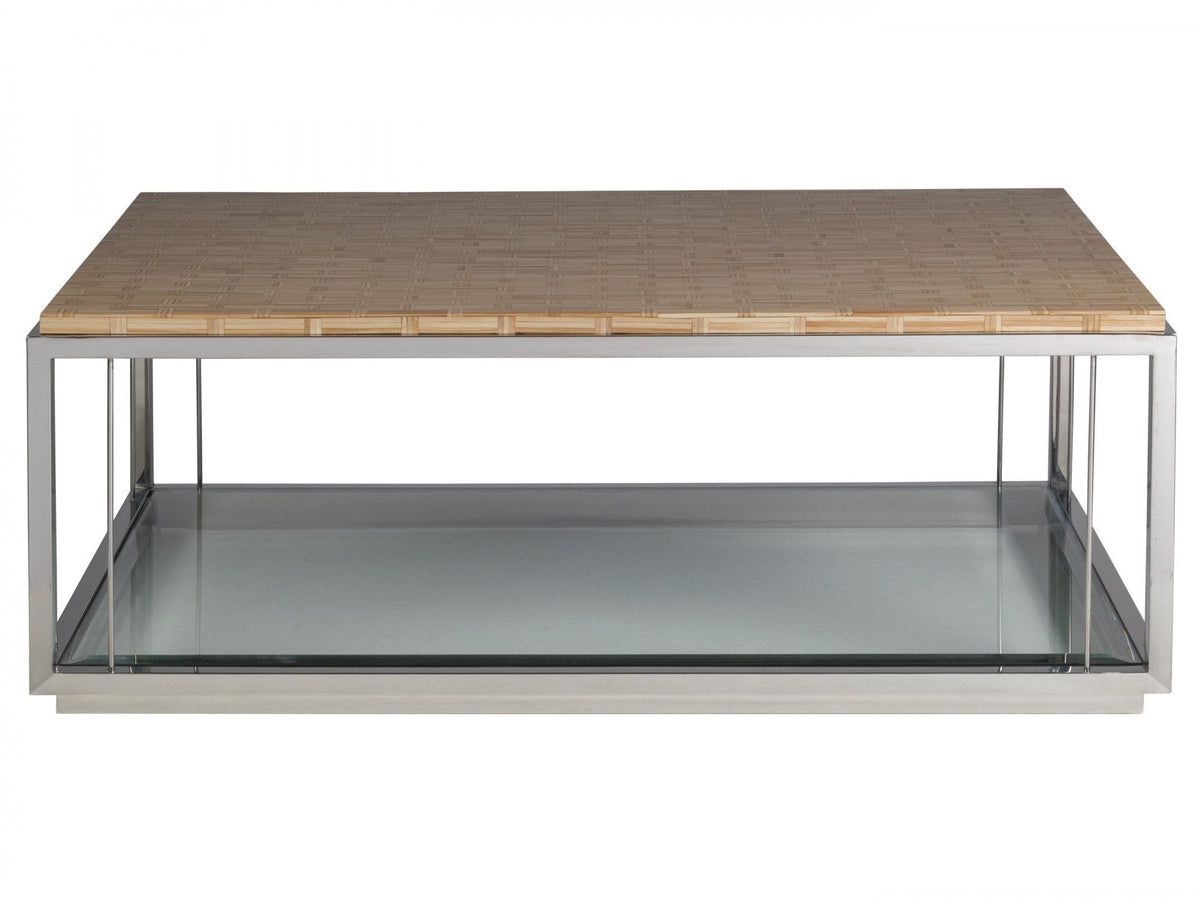 Artistica Home Thatch Rectangular Cocktail Table Clearance