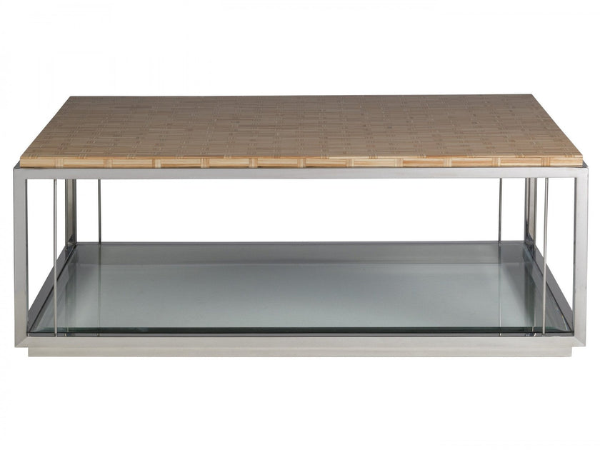Artistica Home Thatch Rectangular Cocktail Table Clearance