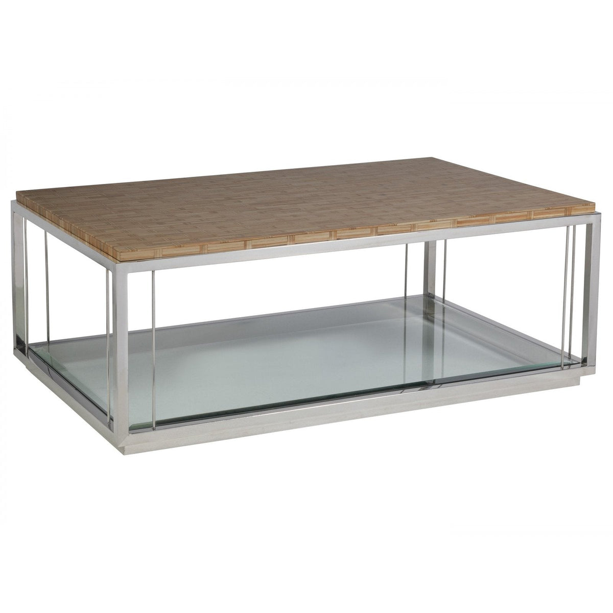 Artistica Home Thatch Rectangular Cocktail Table Clearance