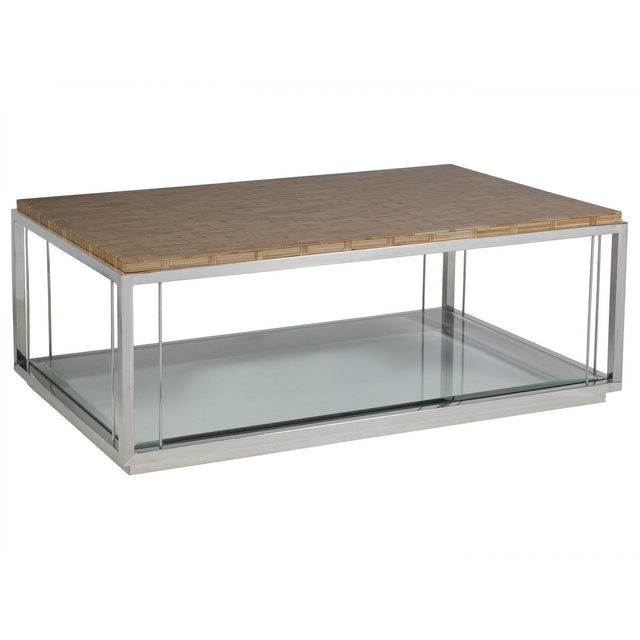 Artistica Home Thatch Rectangular Cocktail Table DSC