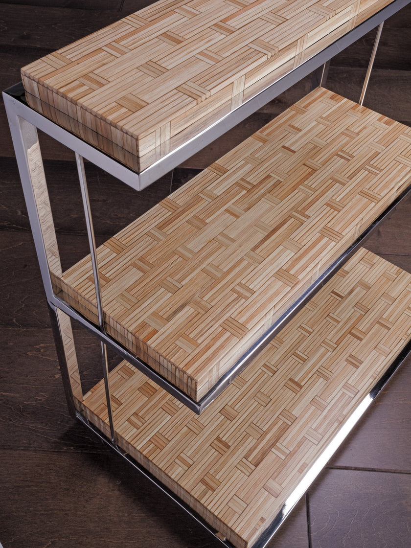 Artistica Home Thatch Three Tier Spot Table Clearance