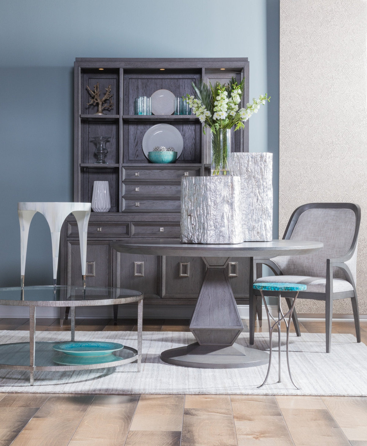 Artistica Home Trunk Segment Accent Table